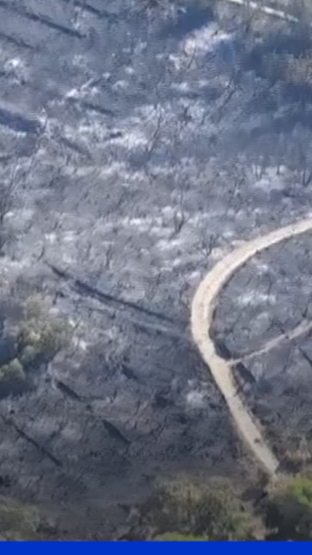 Les images aériennes des dégâts après les incendies dans les Pyrénées-Orientales ⤵️