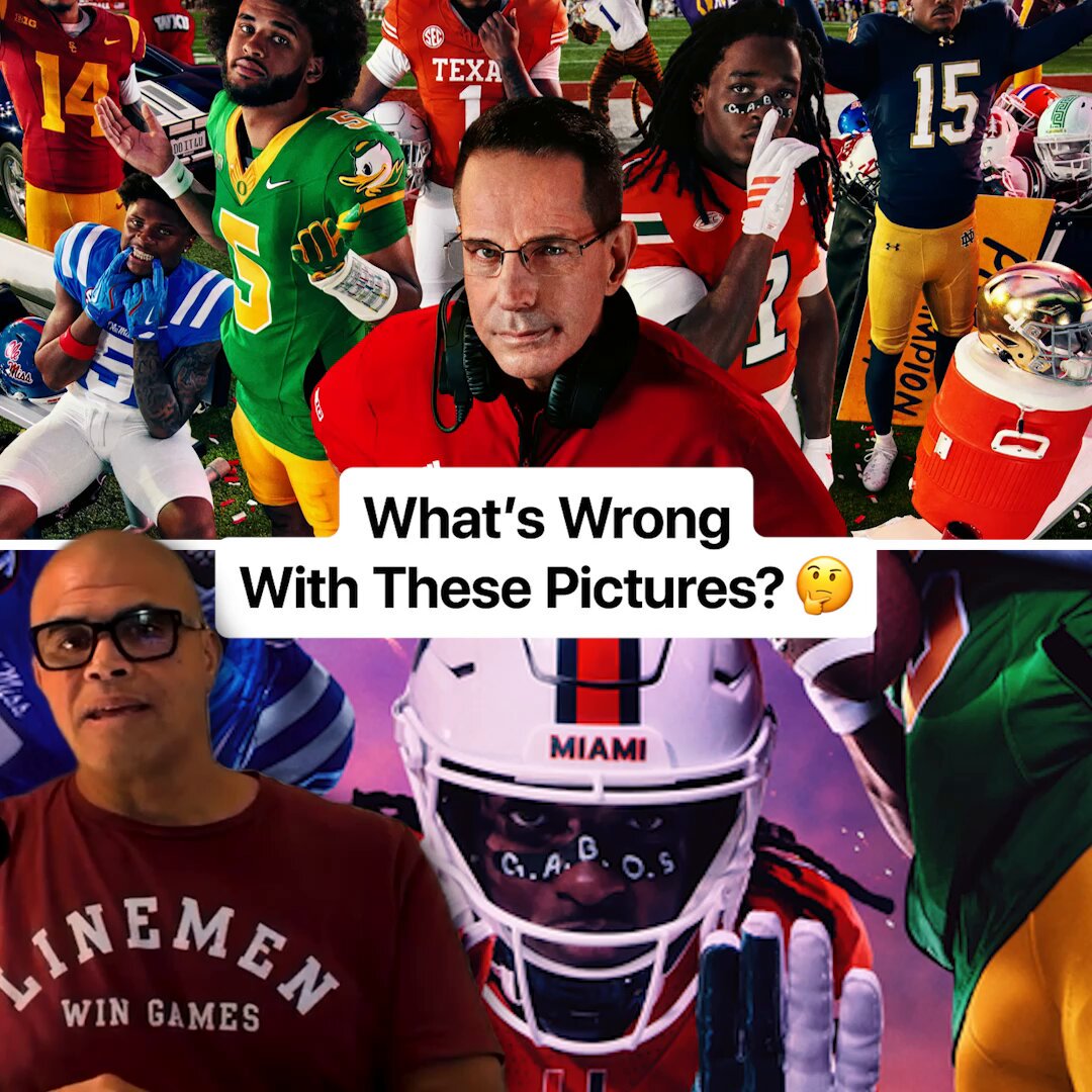 The one thing missing from every College Football 27 cover… Offensive Linemen.