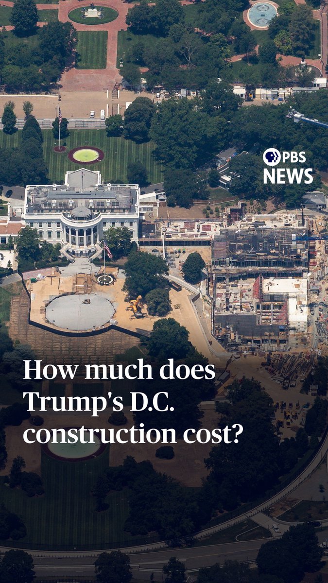 What's the total cost of President Donald Trump’s construction and renovation projects in Washington, D.C.? It's hard to pin down. But investigative reporter David Fahrenthold and a team at The New York Times has estimated a price tag of at least $1 billion, not including more than half a dozen projects where costs are unknown. “What the public can't see is the spending. How much did the administration spend of public money, taxpayer money, on these projects? And what effort did the administration go through to make sure that it was spending the money wisely? That's what they're hiding, and I think they're gonna try to hide that as long as they can," he said. PBS News digital anchor Deema Zein spoke with Fahrenthold about his reporting, including on three of Trump's projects: renovations to the Lincoln Memorial Reflecting Pool, construction and fountain repair in Lafayette Park and the president's proposed "Triumphal Arch," or “Arc de Trump.”