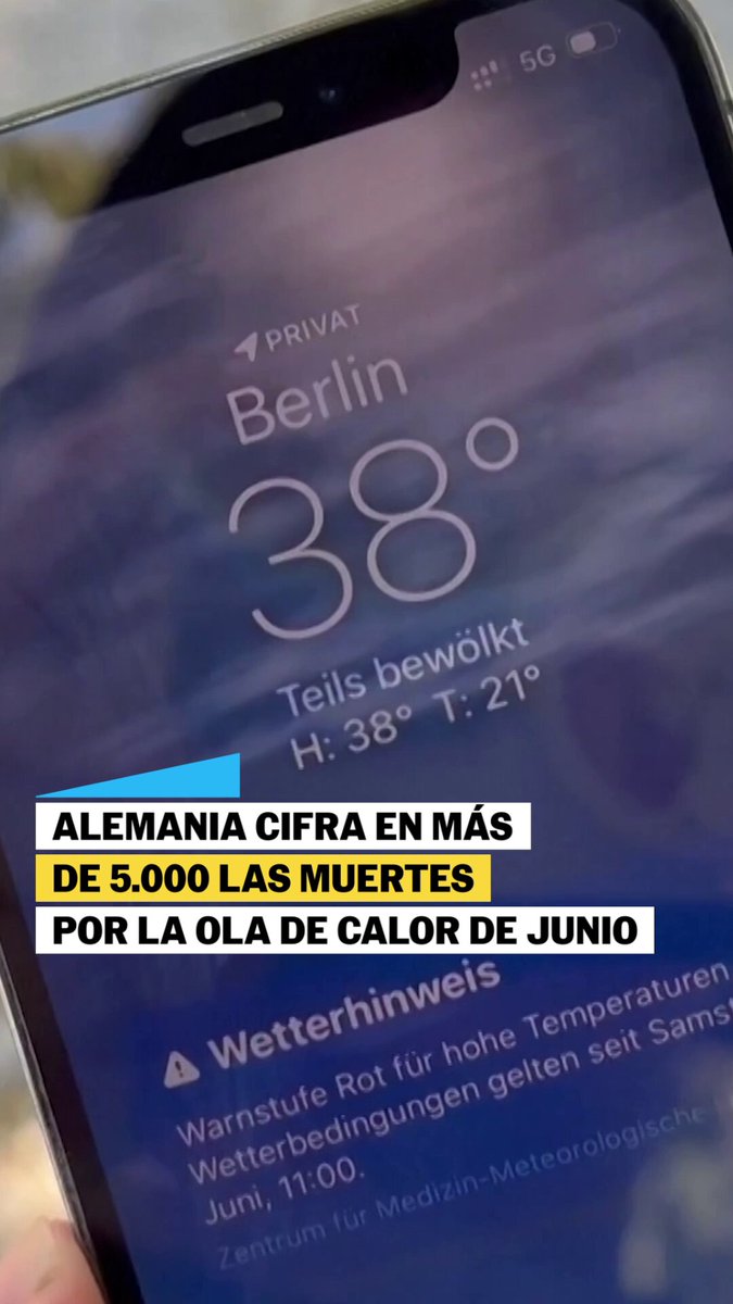 Alemania cifra en más de 5.000 las muertes por la ola de calor de junio