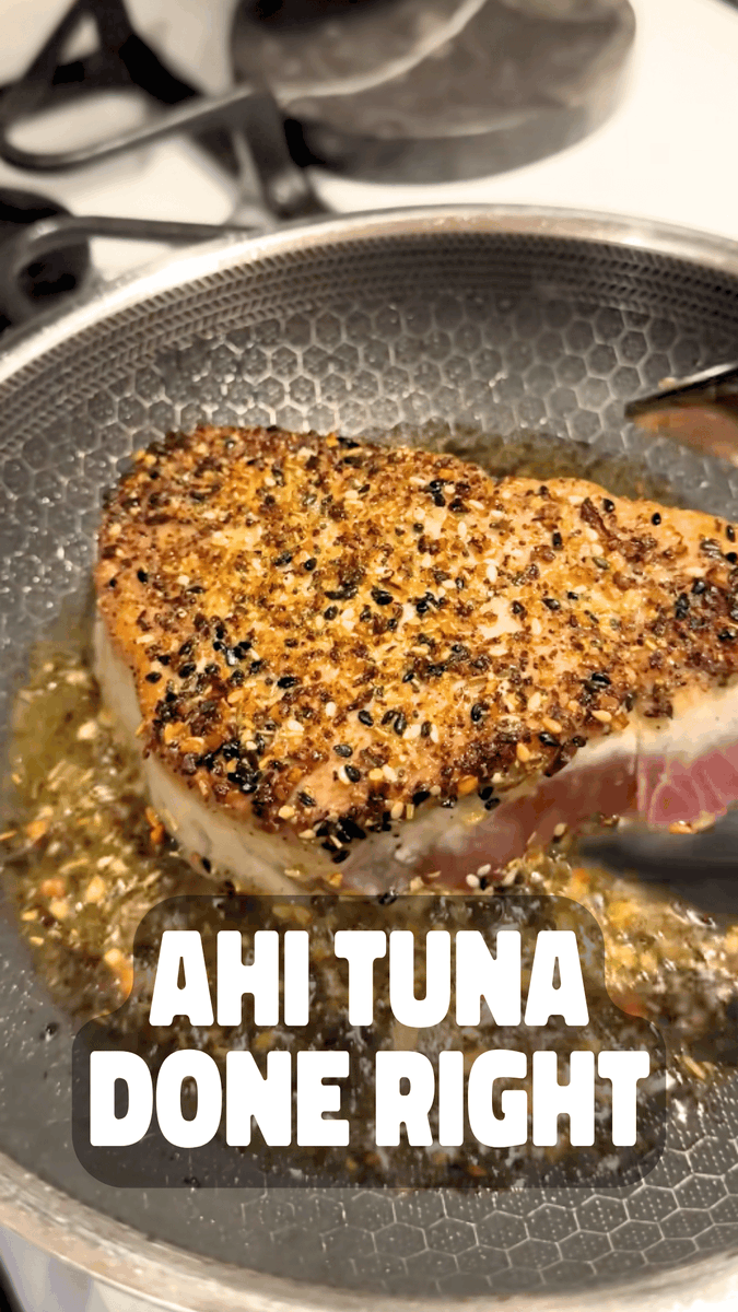 Looking for an easy Ahi Tuna appetizer that's packed with flavor? This Crispy Ahi Tuna gets the perfect crust from Dan-O's Crunchy Seasoning while keeping the tuna tender and delicious inside. Whether you're entertaining guests, hosting a dinner party, or looking for a restaurant-quality appetizer at home, this recipe is guaranteed to impress. Get the full recipe here: Yum Yum Get Ya Sum! 🤌