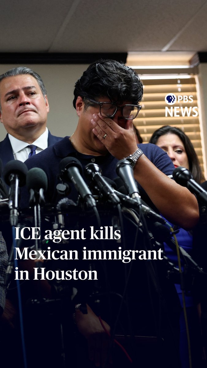 Family members and local officials are calling for a full investigation into the shooting death of a man killed by ICE agents in Houston. Lorenzo Salgado Araujo was shot Tuesday as agents tried to arrest him. Federal officials say he tried to flee and “weaponized his vehicle” toward an officer who opened fire. Geoff Bennett discussed more with Colleen DeGuzman of The Texas Tribune.