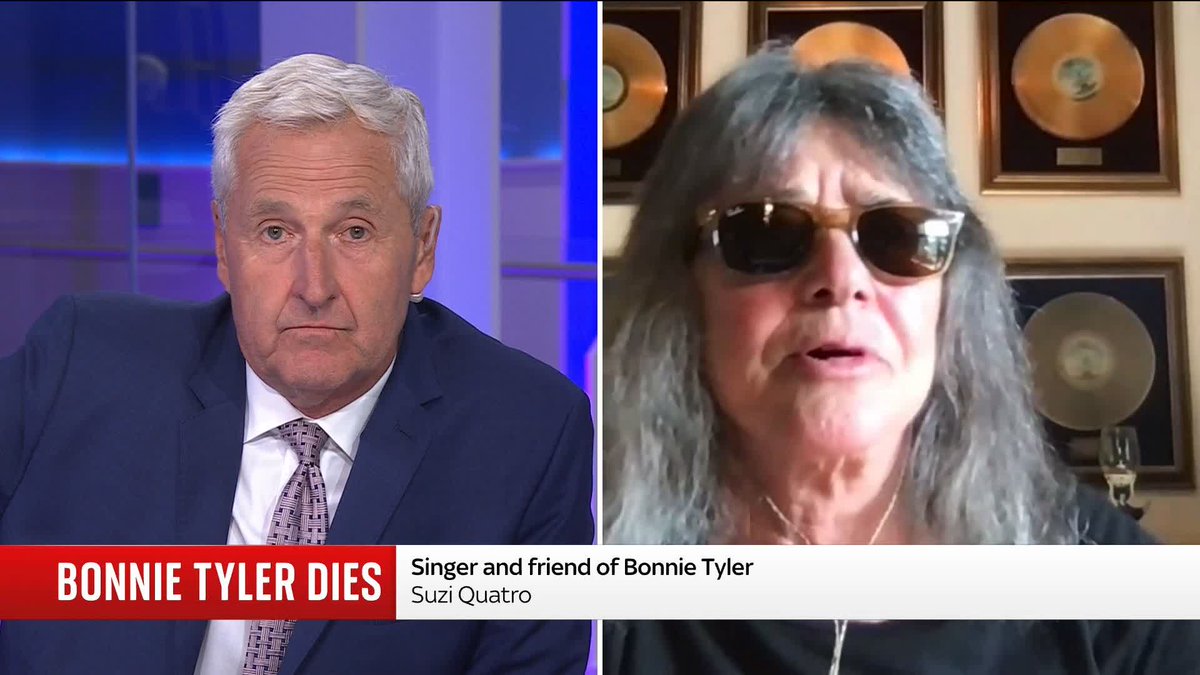 "She will be missed big time." Suzi Quatro shares memories of her close friend Bonnie Tyler with @MarkAustinTV, describing the legendary rock singer as a "lovely girl" with a "big voice" and a "big heart". Read more: ๐บ Sky 501, Virgin 602 and YouTube