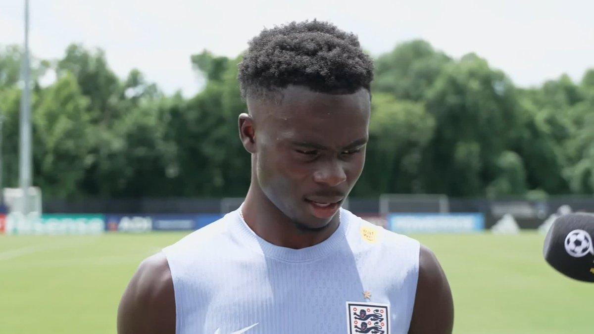 🗣️ "I'm feeling great and ready to go." Bukayo Saka on his fitness ahead of England's World Cup quarter-final fixture against Norway 🤝