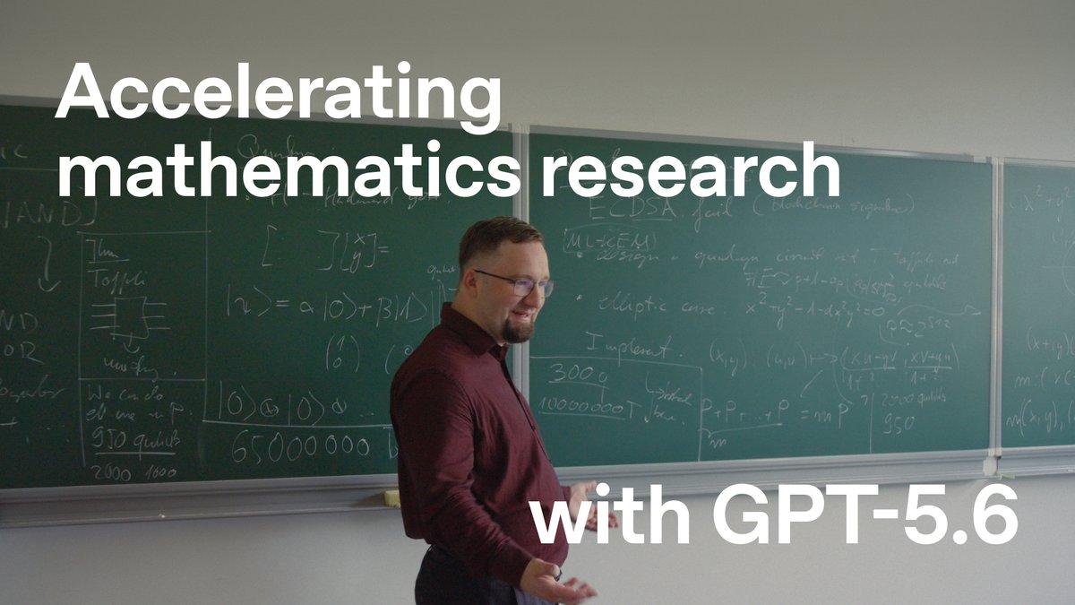 Meet Bartosz (Bartosz Naskręcki). A mathematician solving previously unsolvable math problems with GPT-5.6