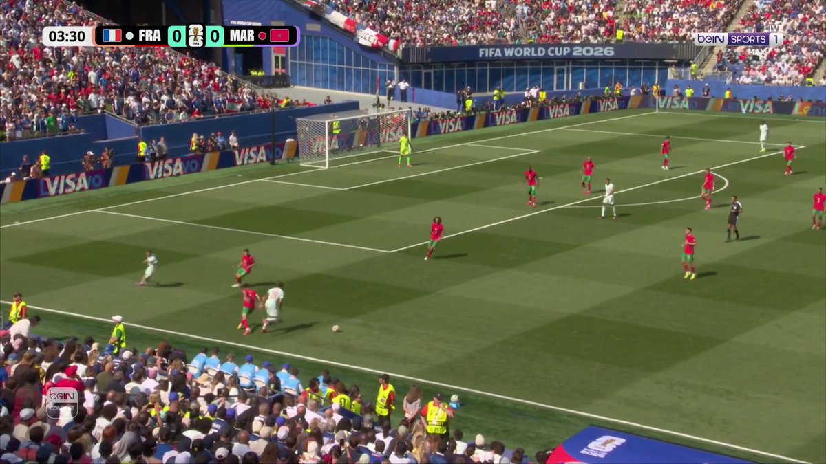 بداية قوية للمنتخب الفرنسي ! 🇫🇷 ياسين بونو يستنجد بخبرته لصدّ كرتين خطيرتين متتاليتين #كأس_العالم2026