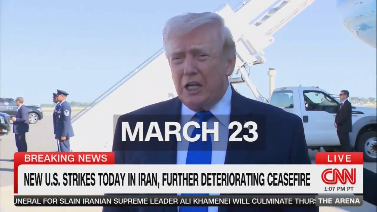 CNN airs compilation of Trump claiming for months that he is close to making a deal with Iran