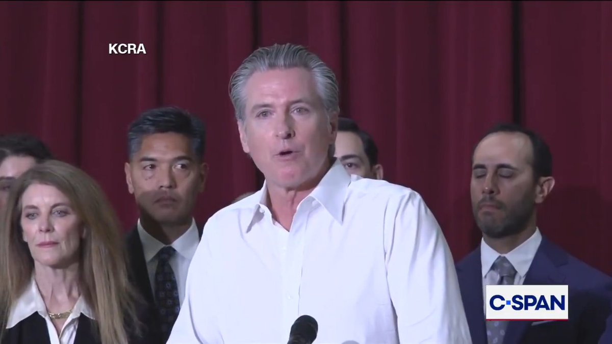 California Gov. Gavin Newsom (D): "We gotta take back the House of Representatives or we'll lose this republic … We will lose this country unless we're vigilant about what's going on in terms of election security."