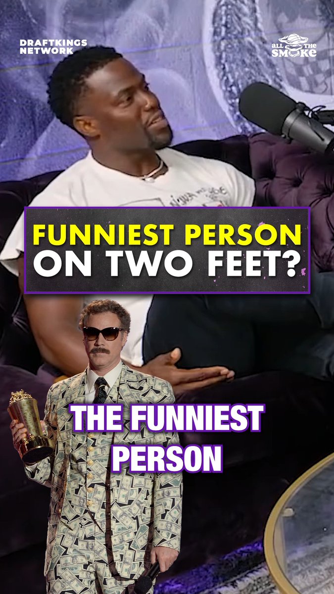 Gator don't play about BREAKFAST 😂😭 Kevin Hart describes the chaos whenever Will Ferrell steps on set.