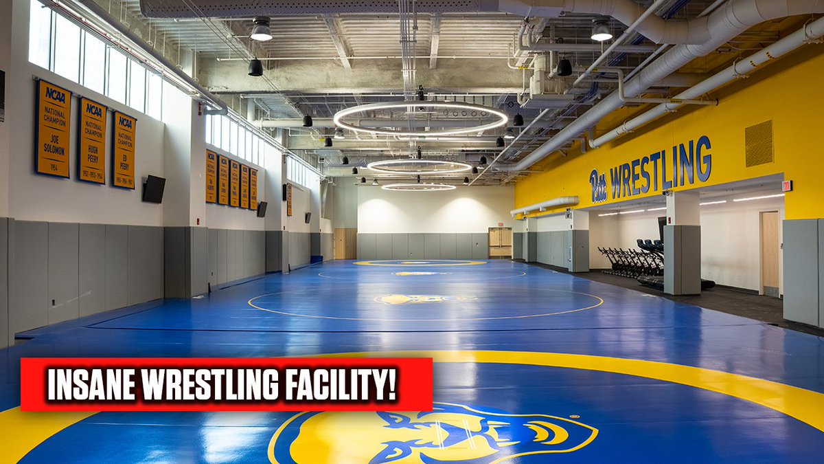 You have to check out this wrestling facility! Pitt Wrestling has an unbelievable set up for the future.