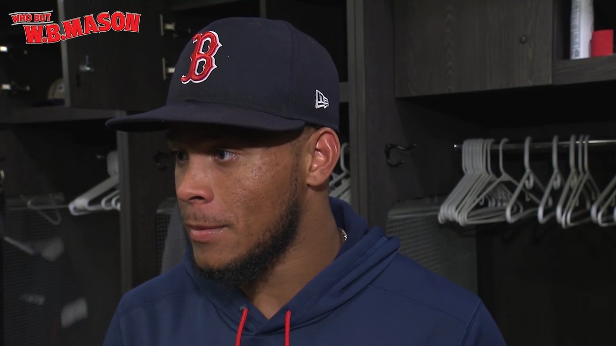 "Everybody in here is still believing... it's a lot of ball games left. We're gonna fight until the end." Ready to run through a wall, thanks Ceddy 🧱 🏃♂️➡️ 🤝 presented by W.B. Mason Co.