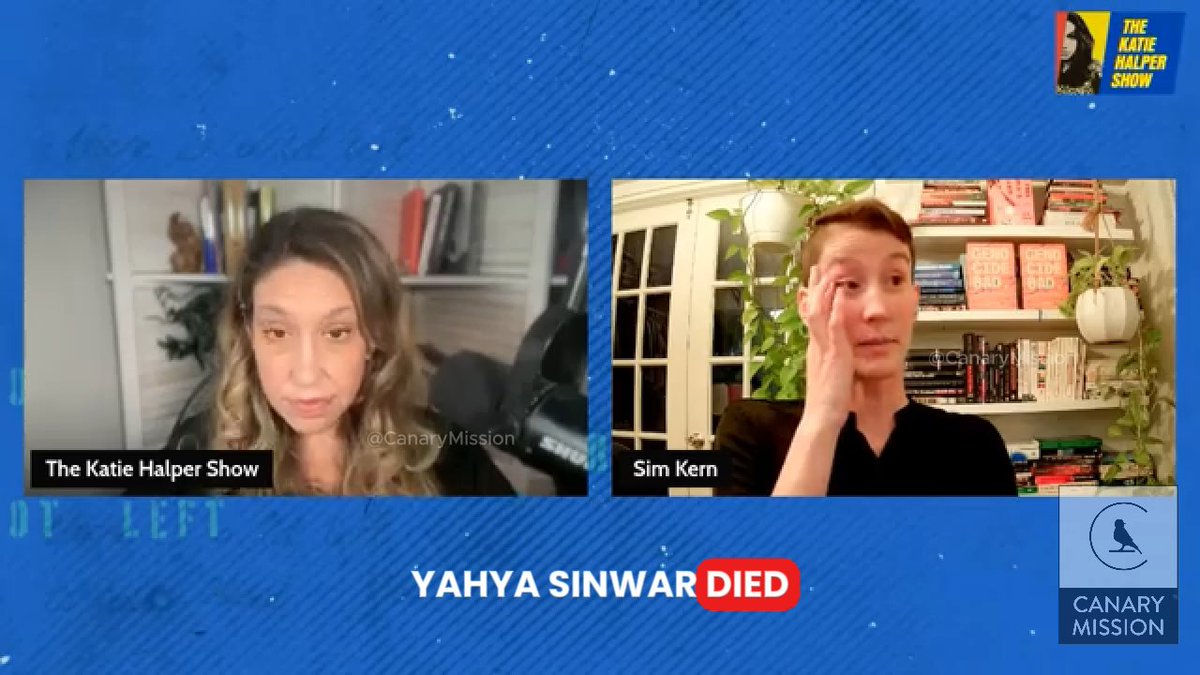 JVP’s Sim Kern and “journalist” Katie Halper called Yahya Sinwar, the architect of Oct. 7, the “good underdog.” They praised Hamas as an “indigenous band of resistance fighters” and made its terror chief sound sympathetic. Pure terror apologetics.