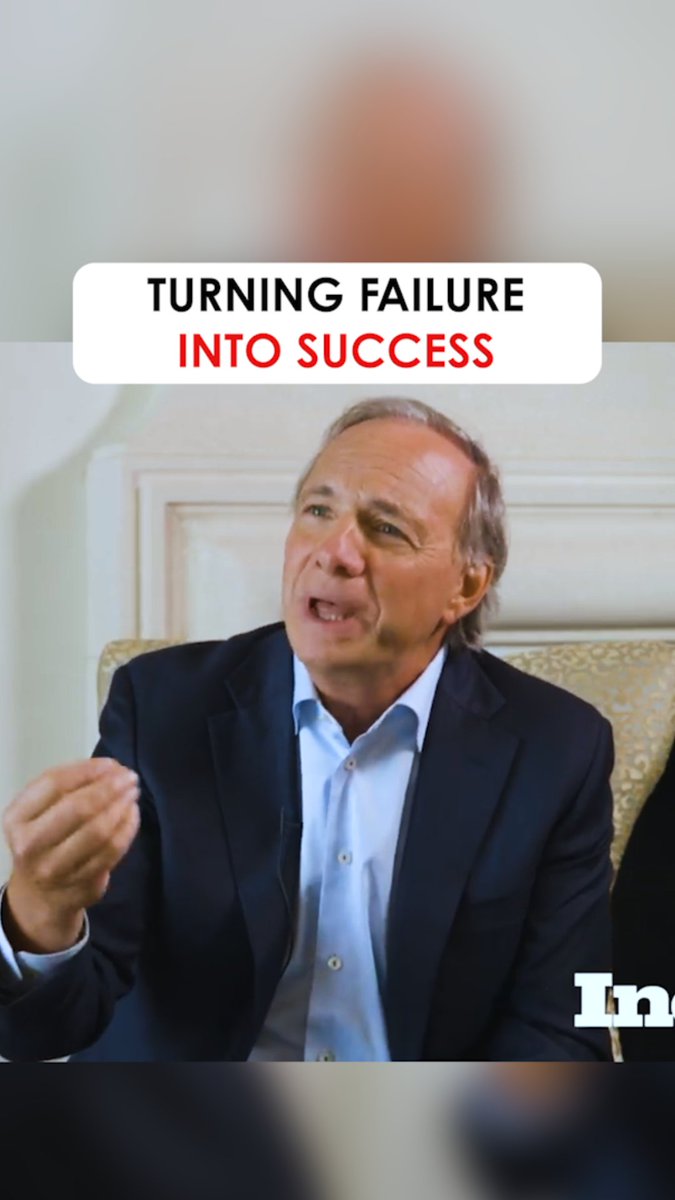 Failure is a teacher. If you have success, you did it right, so there is probably nothing to learn. But if you have failure, there is something to learn. You have to make the most of your failures. Over time, I developed an instinctual reaction to failure. My instinct now is to view failure as a puzzle that will give me gems if I can solve it. The puzzle is simply this: What would I do differently in the future so as not to have that result? When you solve that puzzle, you write the lesson down. That is where principles come from. #RayDalio #Principles #GrowthMindset #ContinuousLearning