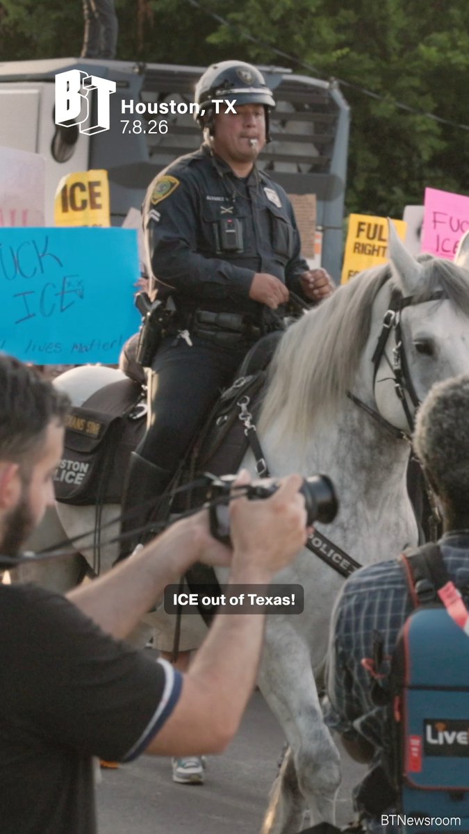 Lorenzo Salgado Araujo was shot and killed by an ICE agent early Tuesday morning as the 35-year Houston resident was on his way to pick up his construction crew for work. DHS claims Araujo, who was born in Mexico and had no criminal record, attempted to weaponize his van against federal agents, an allegation his family vehemently rejects. No video of the shooting has been released. More than a thousand people marched in Houston Wednesday to demand a full and transparent independent investigation into Araujo’s killing and compensation for his family, and for an end to ICE ambush attacks on the city.