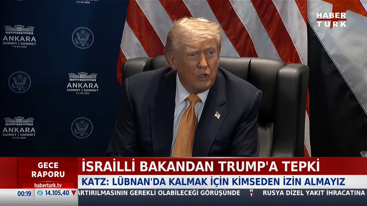 📌İsrailli Bakandan Trump'a tepki. Katz: Lübnan'da kalmak için kimseden izin almayız.
