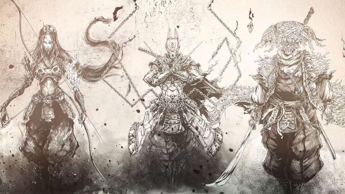 Journey through the mythic world ⚔️ Just shared at #AX2026, check out these character visuals for Ghost of Tsushima Legends.