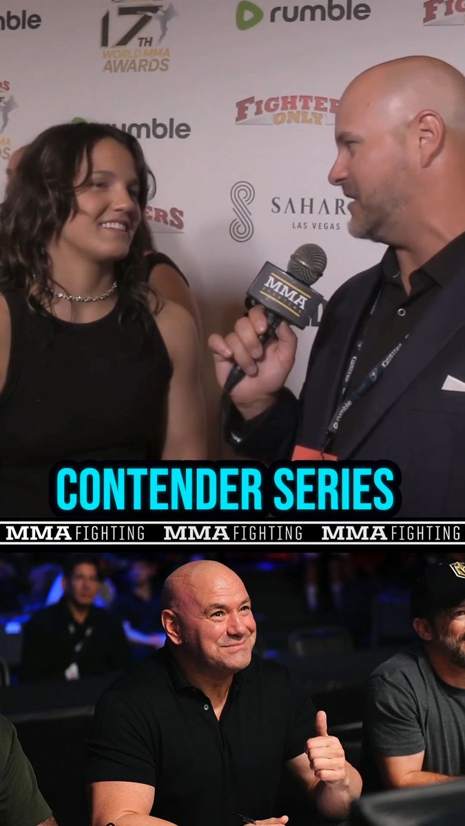 Bella Mir confirms she'll "most likely" compete on Dana White's Contender Series this summer: "I’m just excited to get it going. Hopefully I can get something [announced] soon, but there’s discussions going on." (🎥: @mikeHeck_JR)