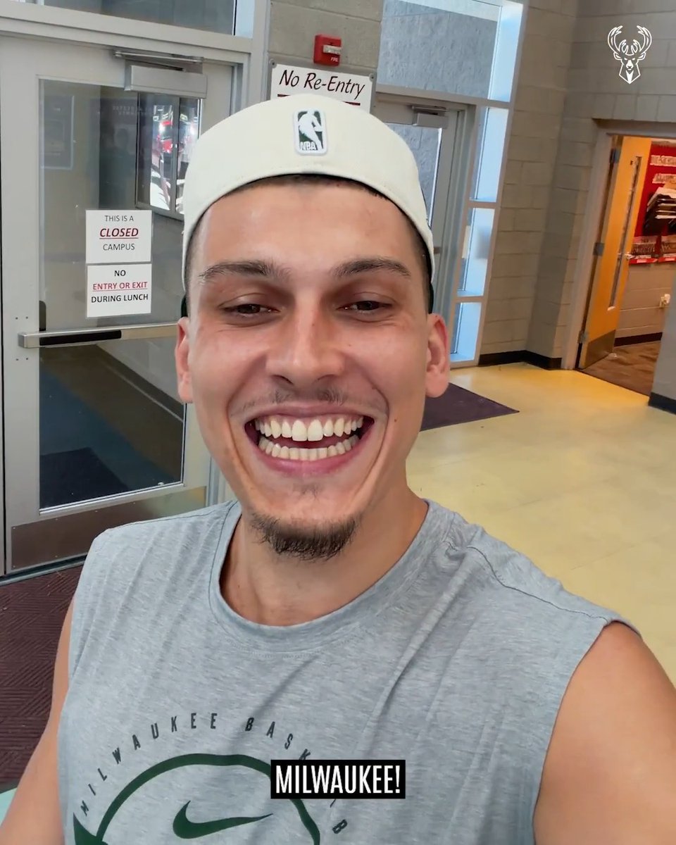 A super excited message from your newest Bucks!