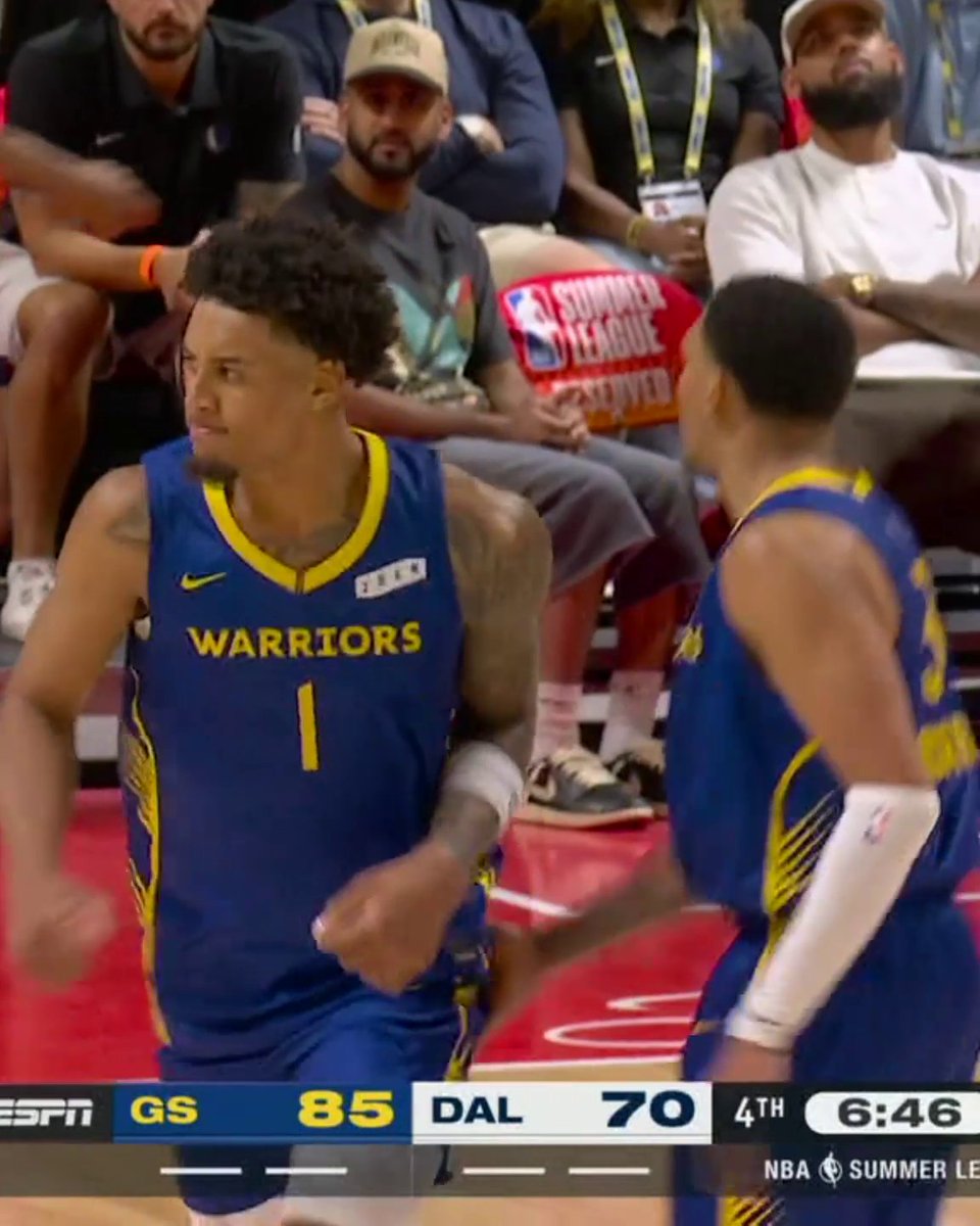 YAXEL LENDEBORG NASTY SLAM 😤 The Warriors got a gem 💎