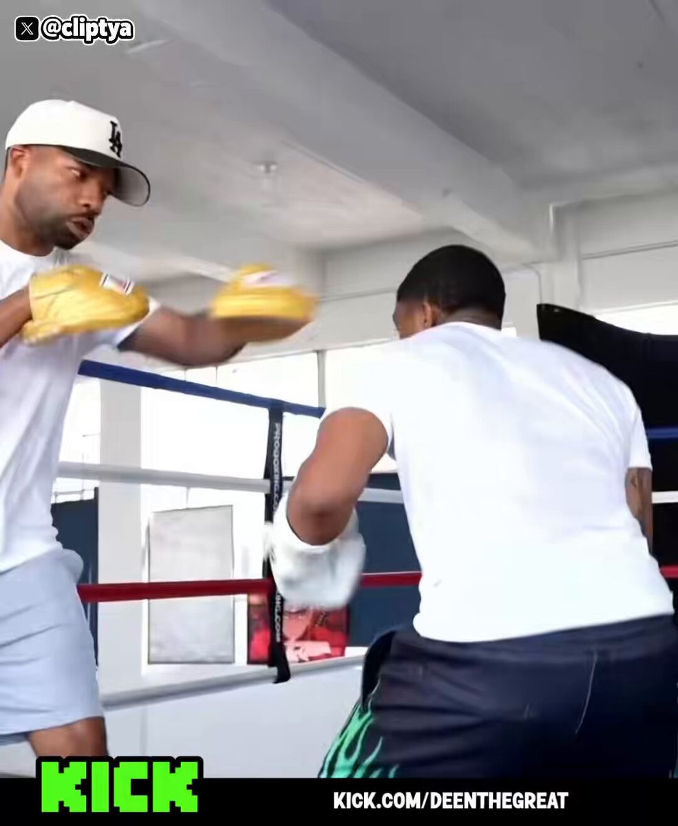 AB started getting MAD at Deen for messing up and not locking in during training 😂🥊 “Get under n*gga!” “You don’t get hit when you go under!”