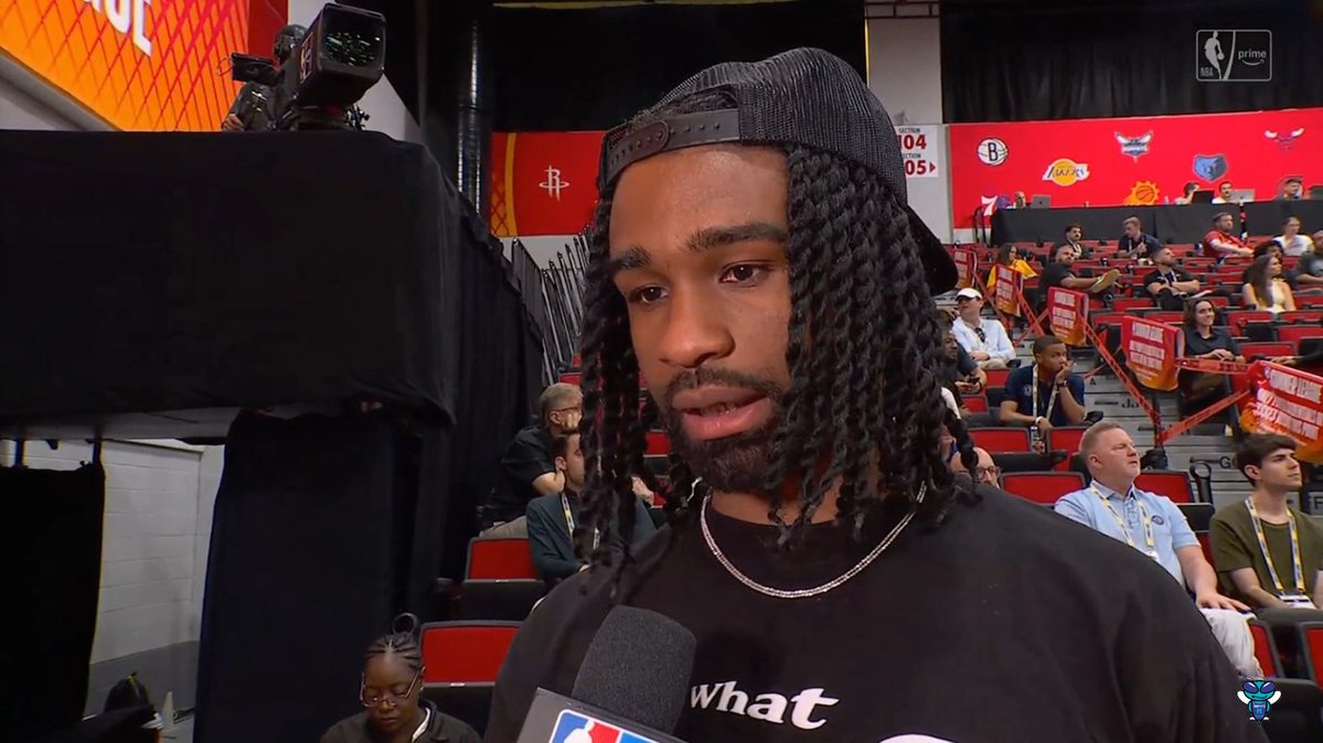 🎙️ Coby White on his approach to the new era in Charlotte: "I'm just gonna be myself. Being myself got me this far, so just be who I am, continue to work, let the work speak for itself, continue to just get better and grow as a leader, and everything will work itself out."