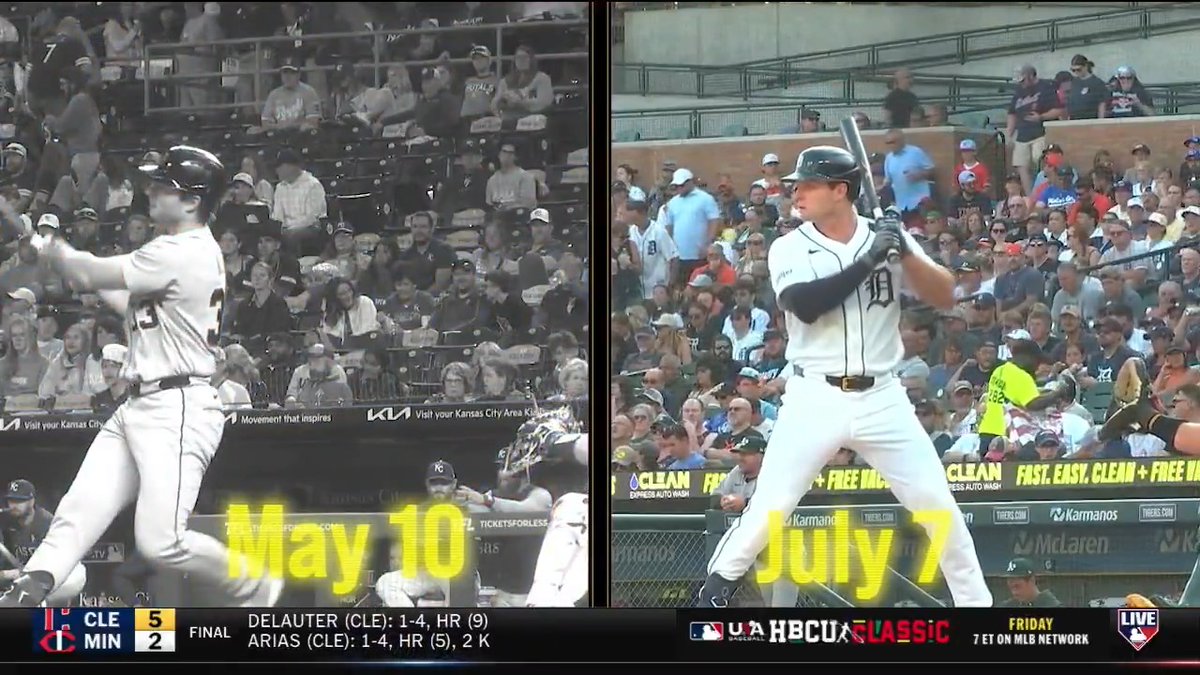 The Tigers have the best record in the AL since June 1 thanks to a slugging resurgence from Colt Keith! cliff floyd highlights his recent hot stretch at the plate. #MLBTonight