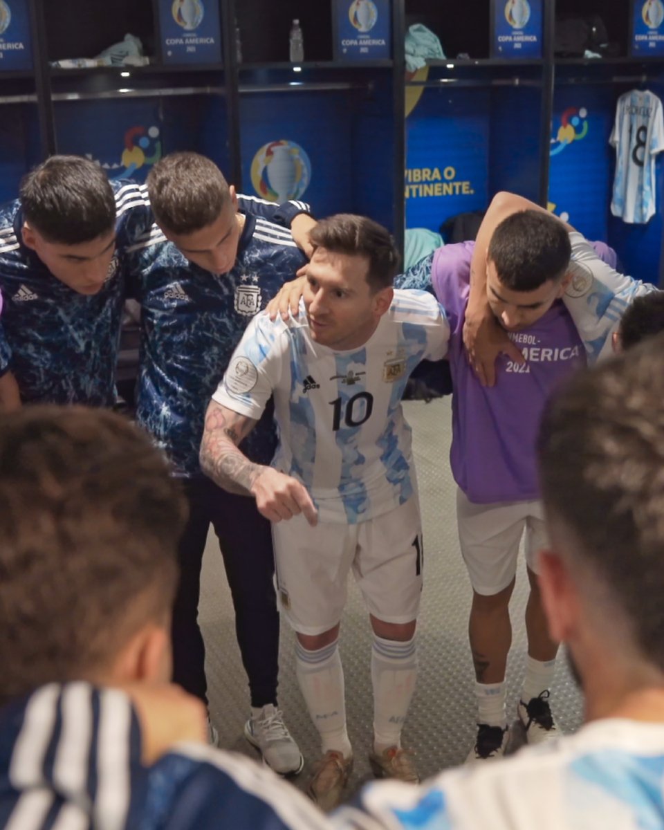 Cinco años de esta arenga de Messi. Inolvidable. 🥹🇦🇷