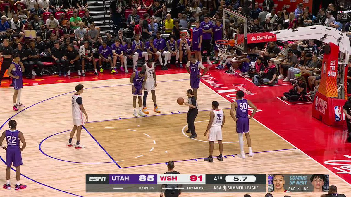 Darryn Peterson banked the three at the buzzer, then had some words 👀