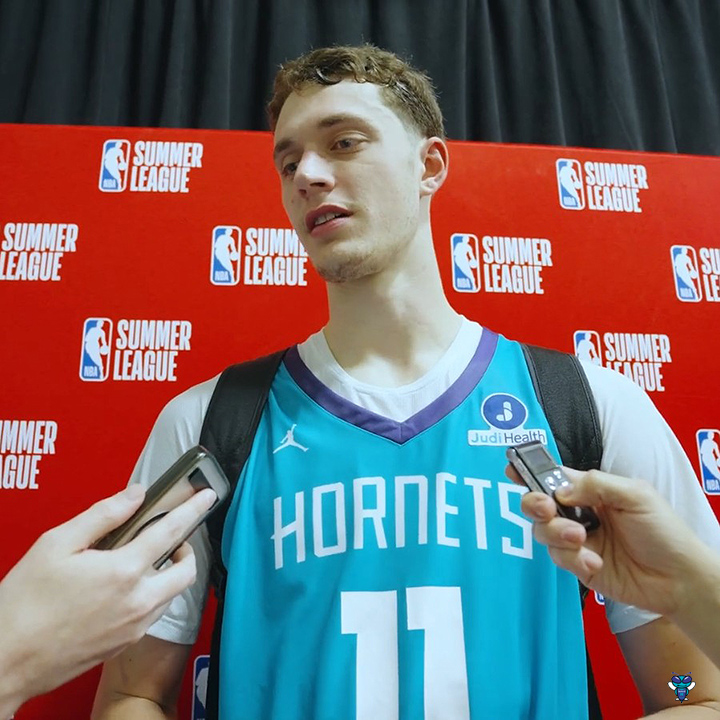🎙️ Ryan Kalkbrenner: "I don't think I ever played any lineups like that in college, and getting to do that with Hannes (Steinbach) is fun. He's a really smart and skilled big, so being able to do some different things out there is really cool. It lets us explore some stuff in our game and our offensive playbook." 🎙️ "It's the NBA, there's gonna be roster turnover, staff turnover... but the culture that Coach (Charles) Lee and ownership and management have set has been really key to our success last year and building into this year. You see it with those guys coming to support us, you see it with the guys on the bench supporting the guys out on the court. We really have a good culture here, and it's a lot of fun to be a part of... the product on the court is just gonna get even better because of that." (📹