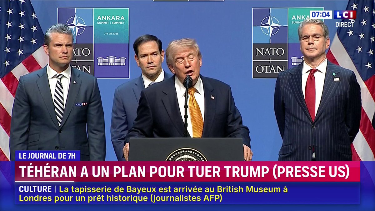 Guerre au Moyen-Orient : l'Iran aurait un "plan pour tuer" Donald Trump, selon la presse américain