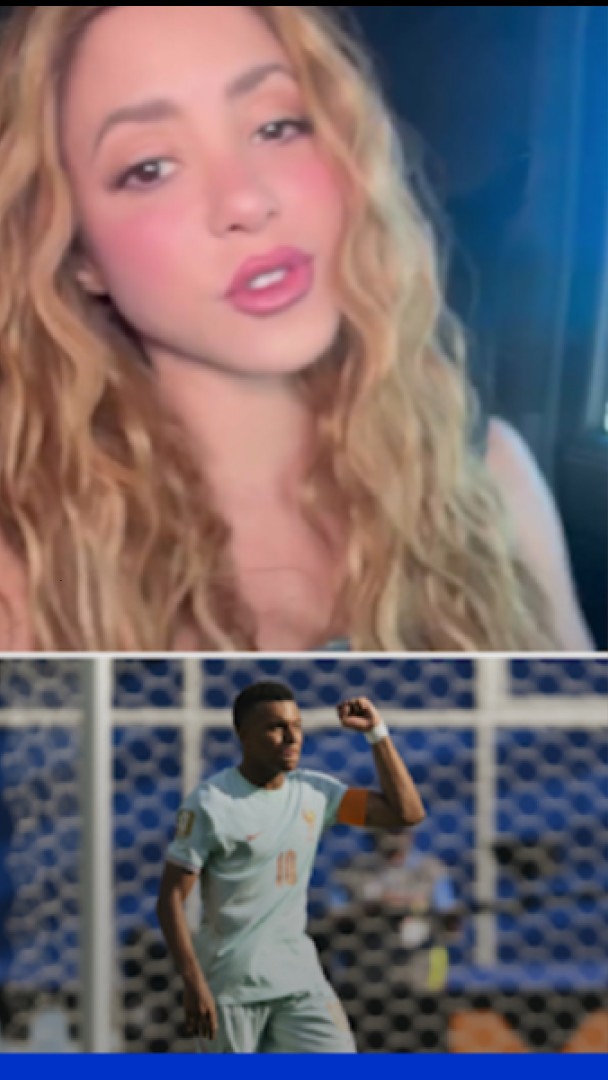 Les Bleus en demi-finale: les mots de Shakira à Kylian Mbappé