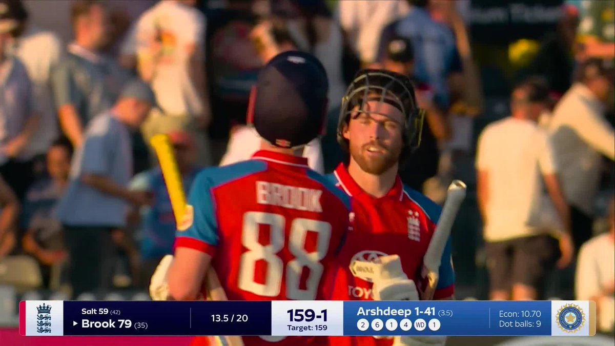 Brook goes BIG! 🔥 Victory with 37 balls to spare 👏 Series win secured! 🙌 Full match highlights 👇