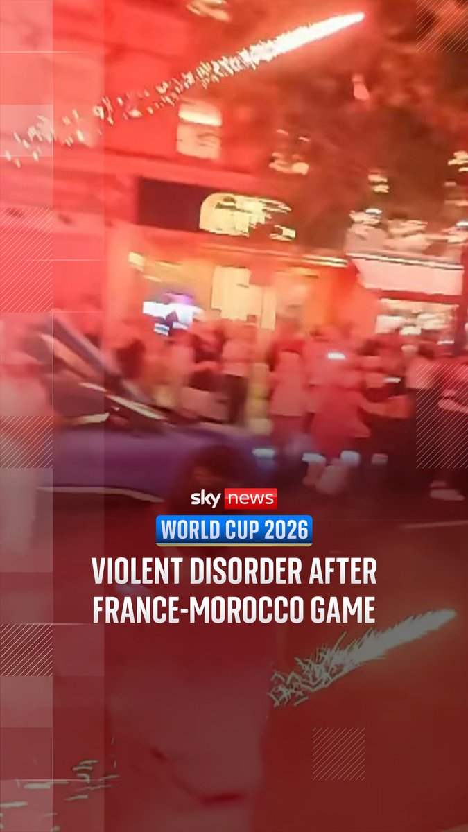 Following Morocco's exit from the World Cup in the US, some football fans confronted police in and around London's Edgware Road. At least one police officer is injured, and several arrests have been made as football fans run amok in London.