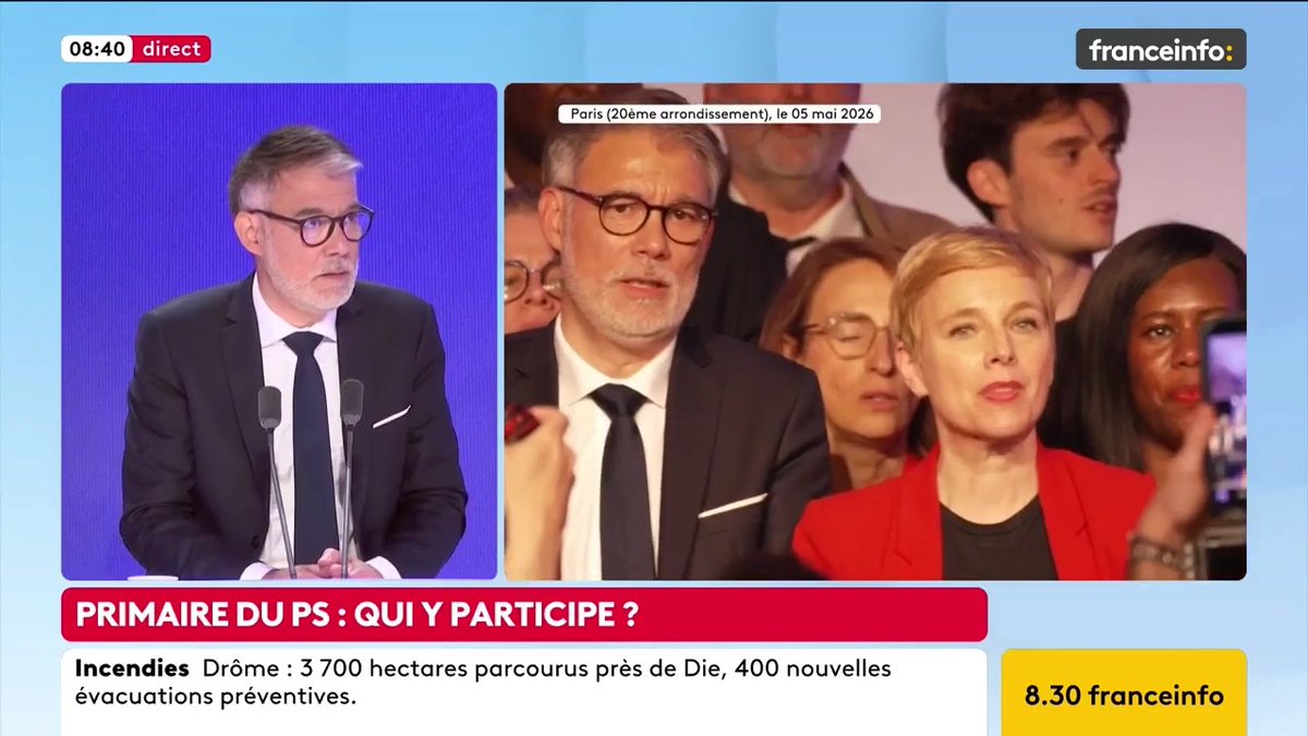 🔴 Présidentielle 2027 ➡️ "Nous ne sommes pas dans les années 30, mais nous voyons progressivement les choses se dessiner : une droite qui se confond de plus en plus avec l’extrême droite et une menace réelle de voir l’extrême droite l’emporter", selon Olivier Faure
