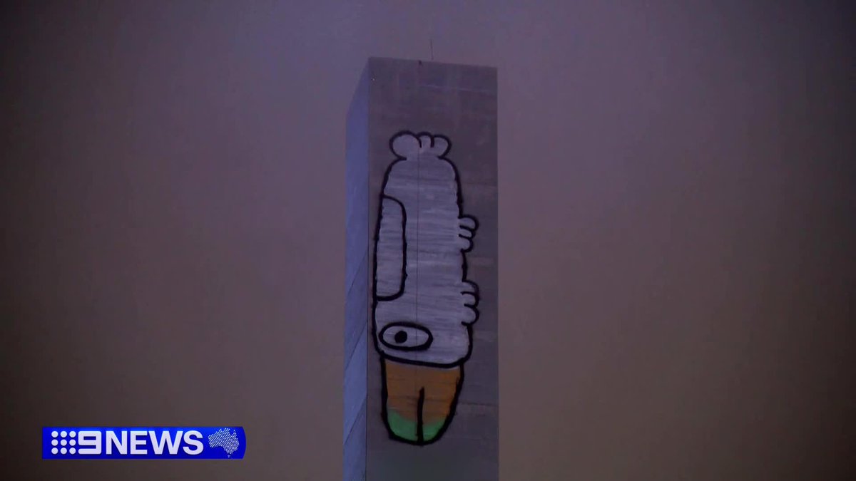 Love it or loathe it, a campaign has been launched to save one of Melbourne's most recognisable pieces of graffiti. Jack Ward #9News