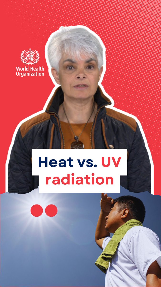 UV radiation and heat both come from the sun, but they're not the same. UV is invisible and can be high even when it's not hot. UV peaks around midday, before peak temperatures. Don't rely on how hot it feels. Check the UV Index and protect yourself. #BeatTheHeat ☀️