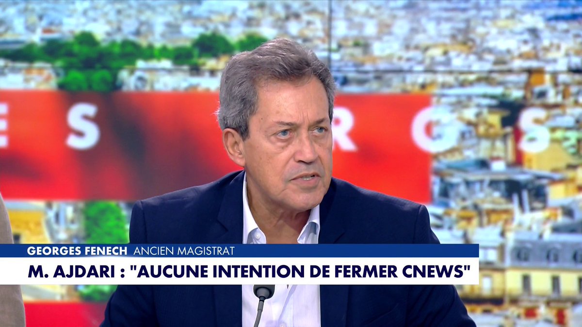 Après les propos de Martin Ajdari, président de l'Arcom, déclarant que l'instance n'avait «aucune intention de fermer CNews», Georges Fenech alerte dans #HDPros à propos des règles imposées: «On est en train de porter une atteinte grave à la liberté d'expression»