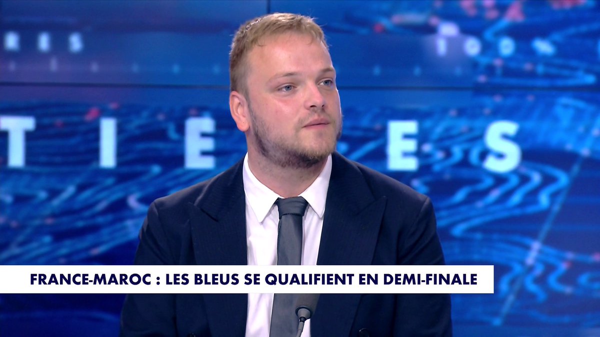 Après le succès des Bleus face au Maroc, jeudi 9 juillet, le journaliste Guillaume Foucqueteau se réjouit dans #100Frontieres d'avoir une telle équipe de France : «Ils emmènent tout le peuple français avec eux» Toute l'info est à retrouver sur