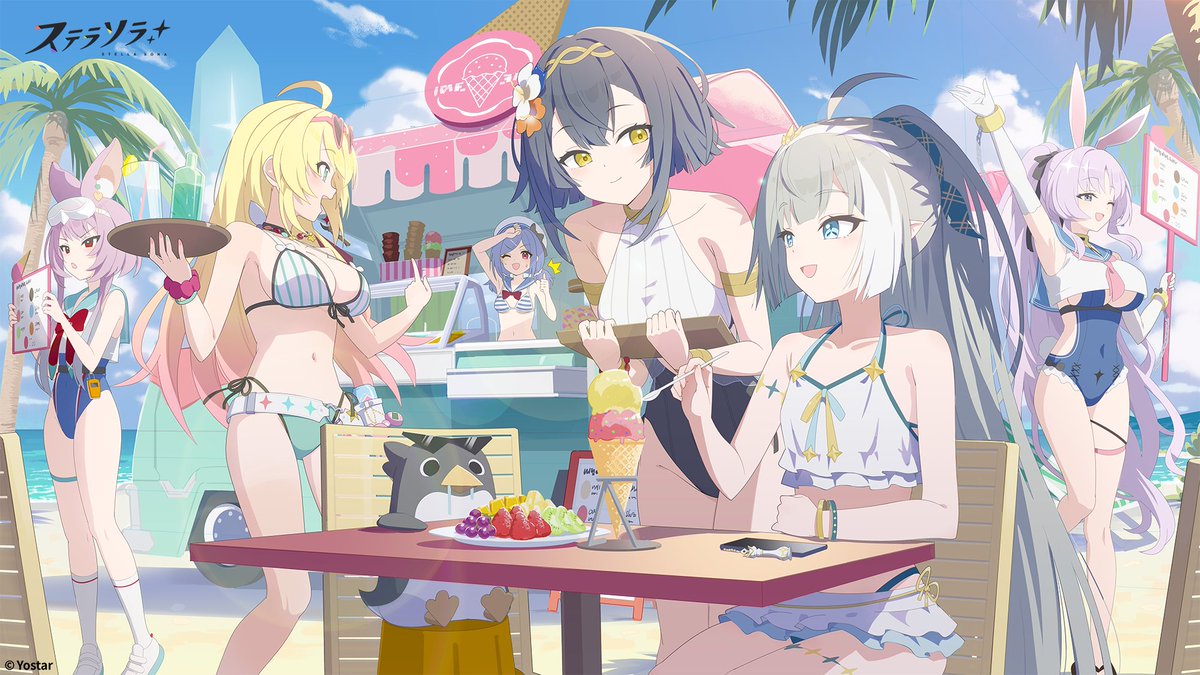 🏖───────────🍦 特別MV 「Summer Starlight Journey」 ──────•✦•────── 魔王さんに、特別MV 「Summer Starlight Journey」をお届けします！ 空白旅団のみんなと、 ひと夏の思い出を満喫しましょう🍨 ▼YouTube版 どうぞ、お聴きください🎵 #ステラソラ