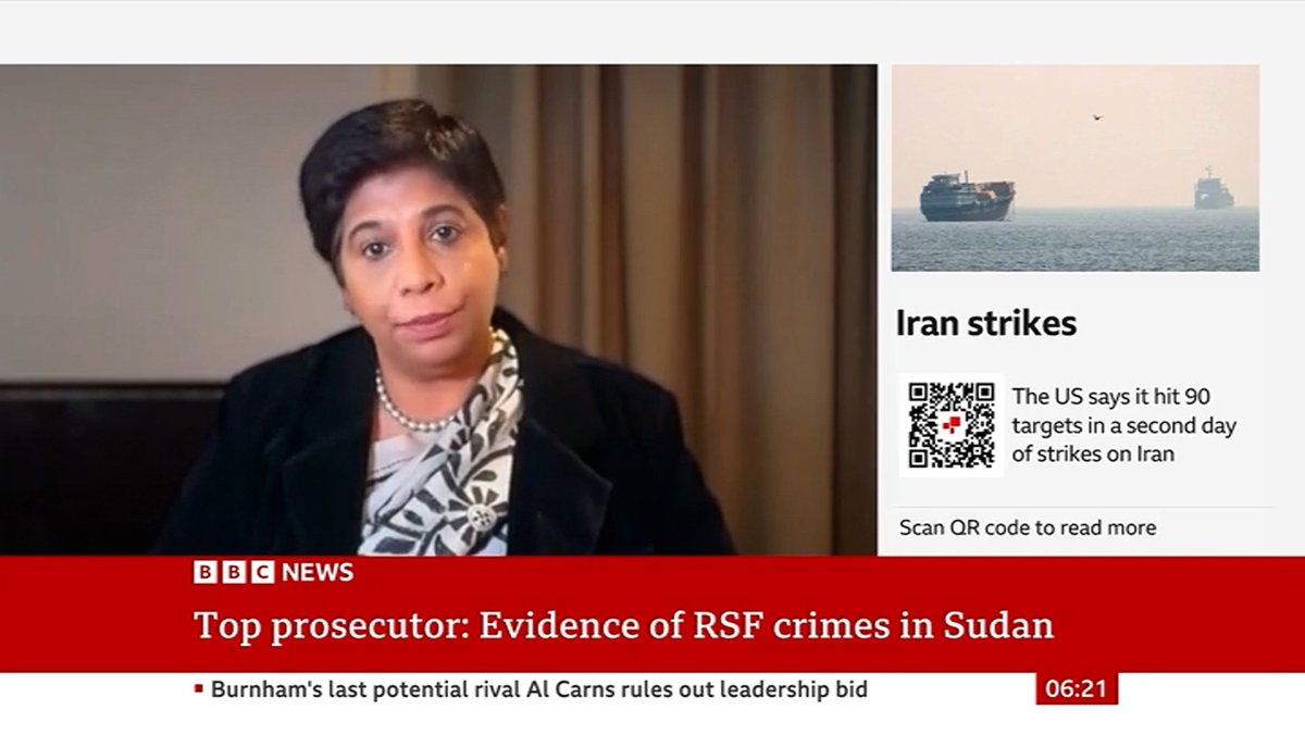 #ICC Deputy Prosecutor Nazhat Shameem Khan spoke with BBC News (UK) on progress in the investigation in the situation in Darfur.