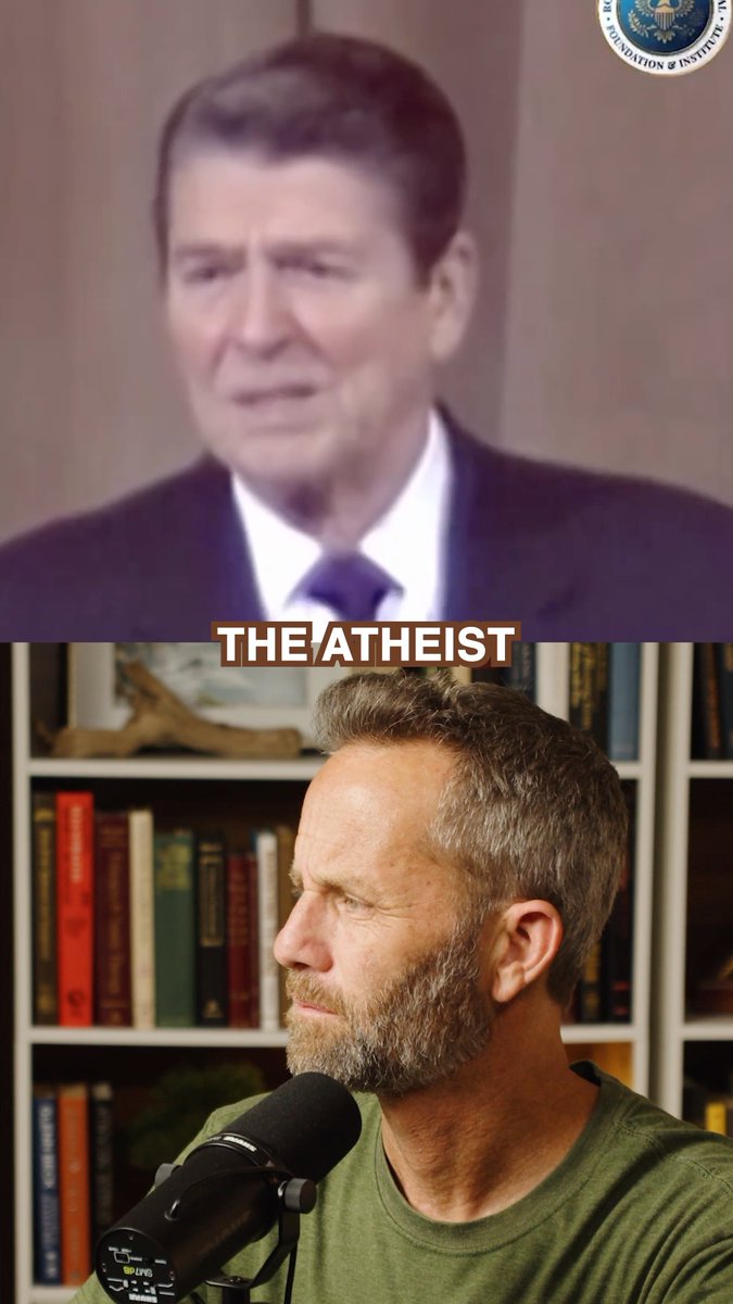 One of my favorite quotes from Ronald Reagan: “Sometimes when I'm faced with an unbeliever, an atheist, I am tempted to invite him to the greatest gourmet dinner that one could ever serve and, when we finished eating that magnificent dinner, to ask him if he believes there's a cook.” 🔥