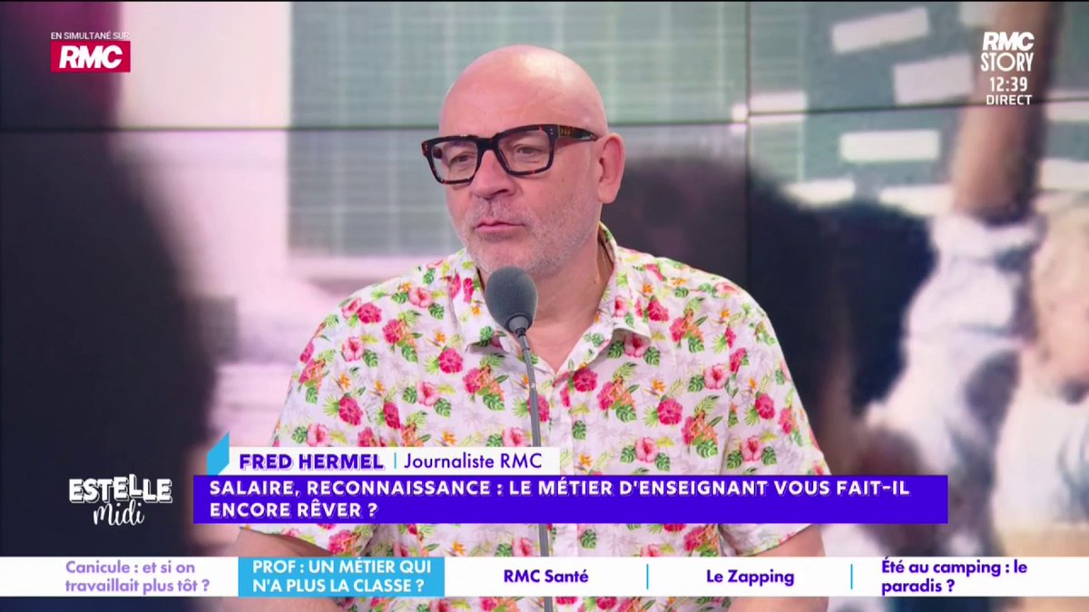 👨🏫 Être d'enseignant fait-il encore rêver ? 🎙️ @FredHermel : "Une amie est prof de maths dans un petit collège rural, il y a un manque de soutien de la hiérarchie... Elle ne met plus d'observations sinon elle a des reproches de la direction car les parents viennent se plaindre"