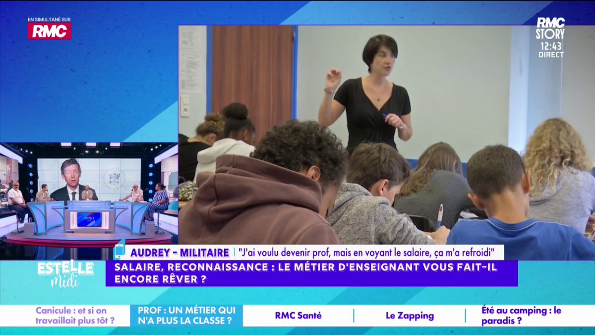 👨🏫 Être enseignant fait-il encore rêver ? 📞 Audrey : "J'ai regardé la grille de salaire et il n'était pas terrible de voir que les profs étaient si peu payés... C'est scandaleux ! Pour quelqu'un qui n'a que ça pour vivre, ce n'est pas une rémunération à leur juste valeur !"