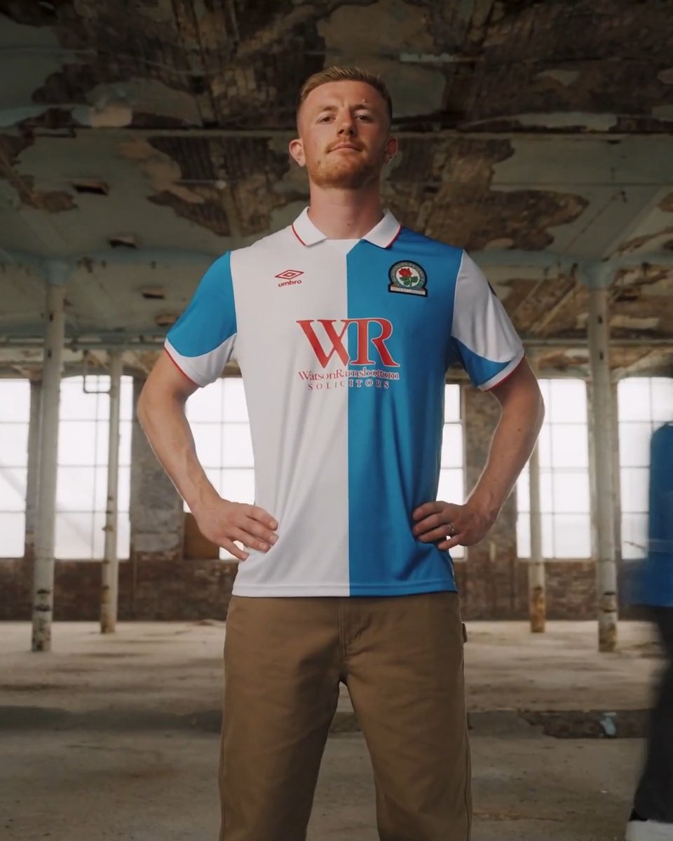 The wait is over. Introducing the Blackburn Rovers x @Umbro 2026/27 Home Kit. Available online now and in the newly refurbished Roverstore from 4pm today. #BelongInBlueAndWhite | #Rovers ๐ตโช๏ธ
