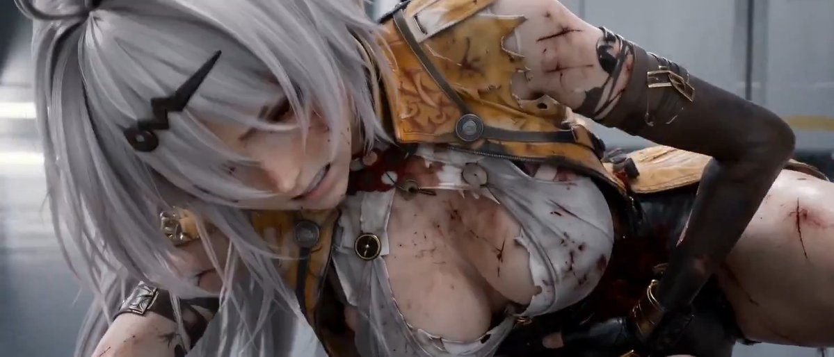 【FR02】儀玄の絶望 今週の主役は間違いなく儀玄師匠です、格闘アクションから、苦痛やダメージエフェクトの表現へと重点を移しました。キャラ解釈違いもあるかと思いますが、作っていてすごく楽しかったです ＃リョナ #ryona