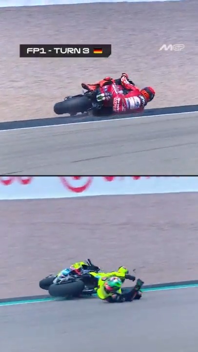 Turn 3 has been a tricky challenge so far 👀💥 #GermanGP 🇩🇪
