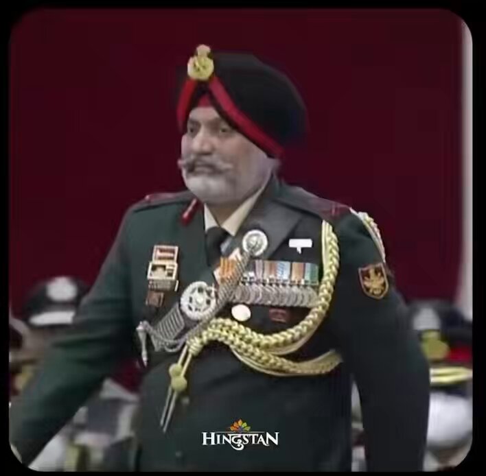 The Nation comes first for KJS DHILLON🇮🇳 Sir and every Indian Soldier 🫡… Many Ghazis have challenged India, many have disappeared into history but Bharat’s resolve has never bowed. “Kitne Ghazi Aaye, Kitne Ghazi Gaye” was not just a slogan, it was a promise of unwavering resolve and the confidence instilled in the nation that India would always stand firm against every challenge. KJS DHILLON🇮🇳 Sir Thank you for your unwavering commitment to living for the nation. Jai Hind 🇮🇳 🫡 VC- SimarpreetSingh