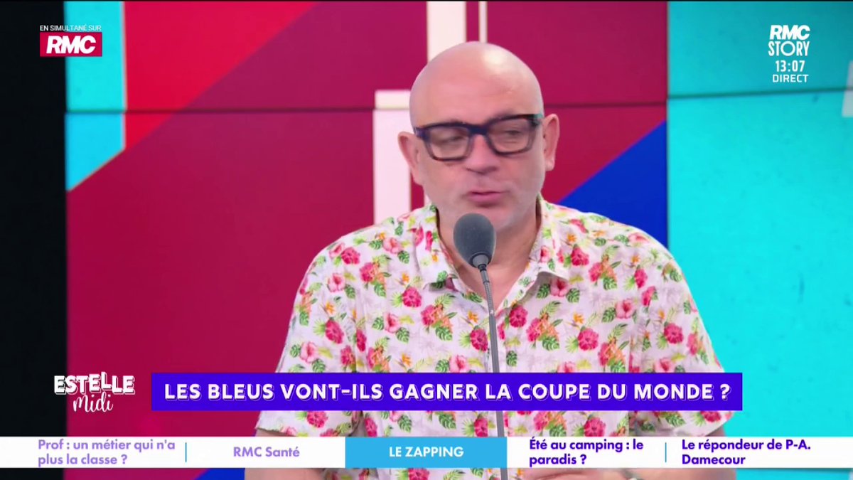⚽ Les Bleus vont-ils gagner la Coupe du monde ? 🎙️ frédéric hermel🇫🇷 : "C'est fou... On a connu les périodes où se qualifier pour un mondial était un évènement ! Maintenant, on commence à s'exciter en demi ! C'est hallucinant ! Je regrette même de ne pas avoir un peu peur..."