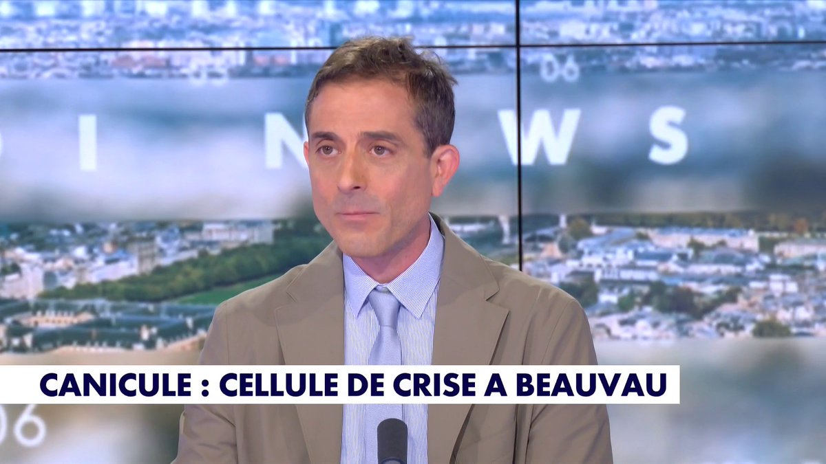 Alors que la canicule frappe une grande partie du territoire et qu'une cellule de crise est mise en place à Beauvau, le journaliste Jonathan Siksou fustige dans #MidiNewsWE : «Une crise ça ne se gère pas pendant, ça s'anticipe»