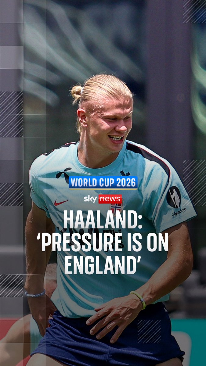 Erling Haaland says the pressure is on England ahead of the World Cup quarter-final against Norway on Saturday. The Man City striker added that the match will be a "special game" Live updates: